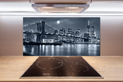 Pannello paraschizzi cucina con stampa del skyline di Manhattan, New York