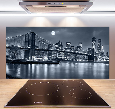 Pannello paraschizzi cucina con stampa del skyline di Manhattan, New York