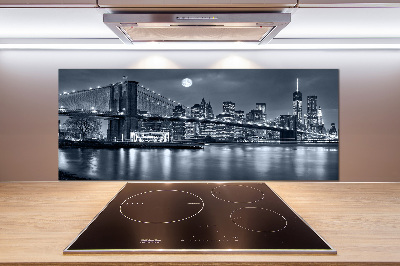 Pannello paraschizzi cucina con stampa del skyline di Manhattan, New York