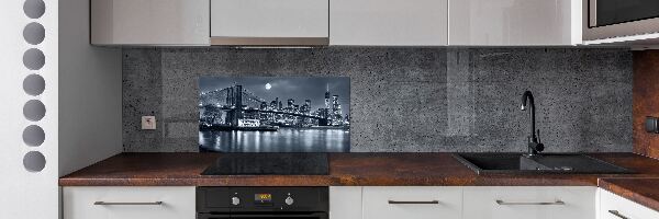 Pannello paraschizzi cucina con stampa del skyline di Manhattan, New York