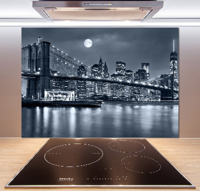 Pannello paraschizzi cucina con stampa del skyline di Manhattan, New York