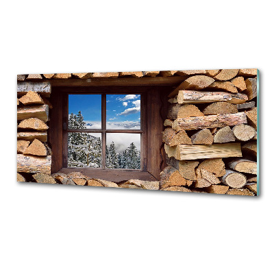 Rivestimento parete cucina con decorazione 