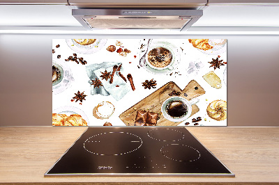 Rivestimento parete cucina con motivo 