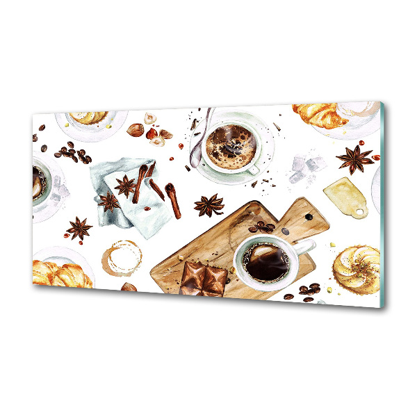 Rivestimento parete cucina con motivo 