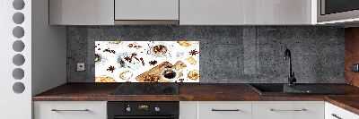 Rivestimento parete cucina con motivo 