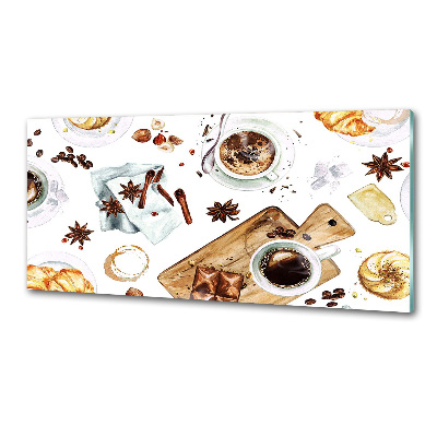 Rivestimento parete cucina con motivo 