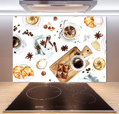 Rivestimento parete cucina con motivo 