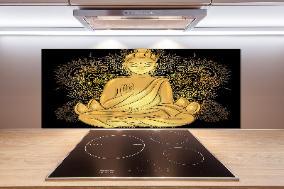 Pannello paraschizzi cucina con stampa di un Buddha seduto