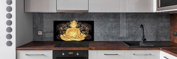Pannello paraschizzi cucina con stampa di un Buddha seduto