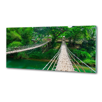 Pannello paraschizzi cucina con stampa 'Ponte sul fiume'