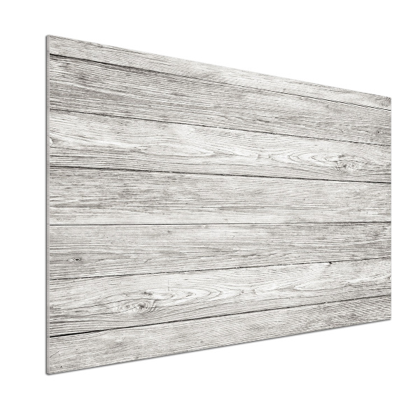 Pannello retrocucina con motivo effetto legno come sfondo