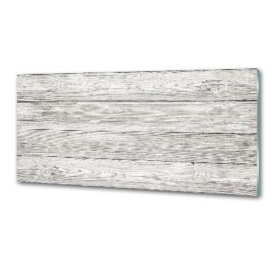 Pannello retrocucina con motivo effetto legno come sfondo