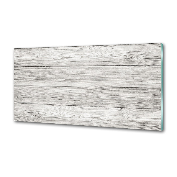 Pannello retrocucina con motivo effetto legno come sfondo