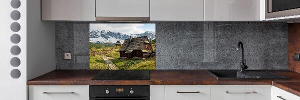 Rivestimento parete cucina con motivo Pascoli dei Monti Tatra