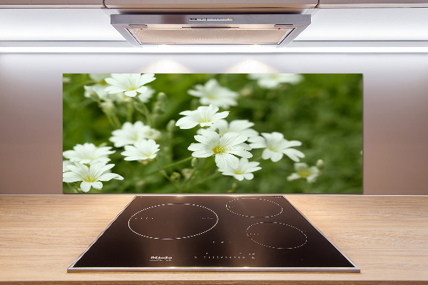 Pannello paraschizzi cucina con motivo di fiori primaverili