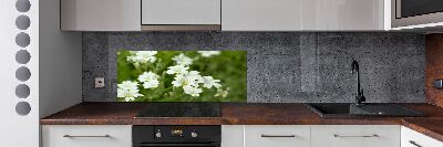 Pannello paraschizzi cucina con motivo di fiori primaverili