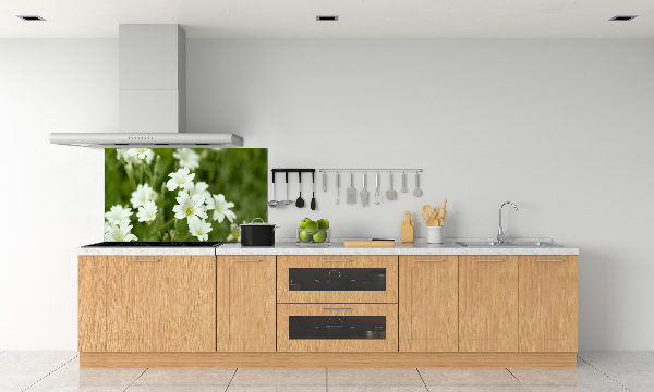 Pannello paraschizzi cucina con motivo di fiori primaverili