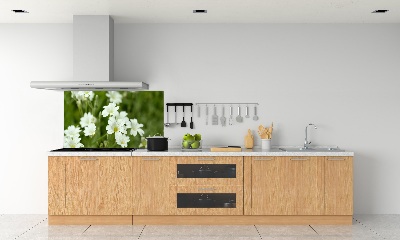 Pannello paraschizzi cucina con motivo di fiori primaverili