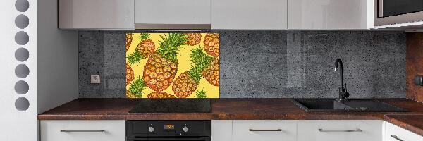 Pannello retrocucina con motivo ananas
