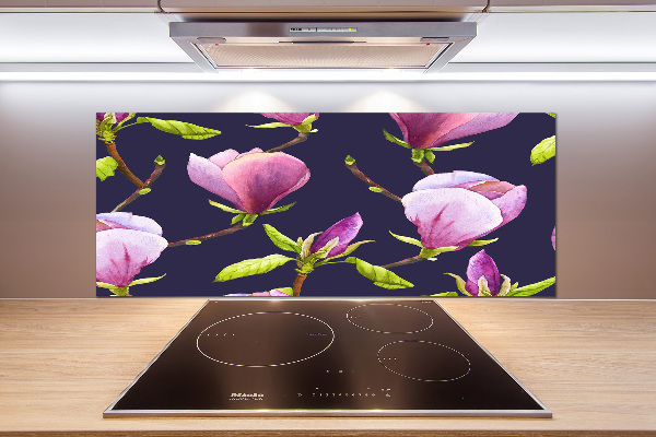 Rivestimento parete cucina in colore magnolia