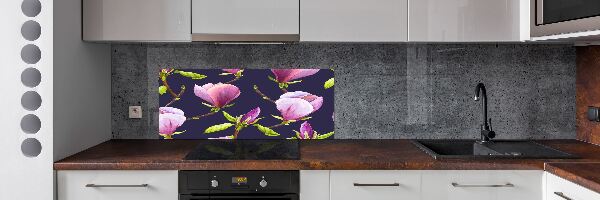Rivestimento parete cucina in colore magnolia