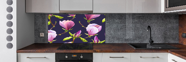 Rivestimento parete cucina in colore magnolia