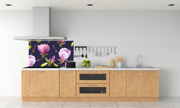 Rivestimento parete cucina in colore magnolia