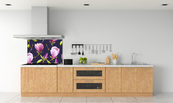 Rivestimento parete cucina in colore magnolia