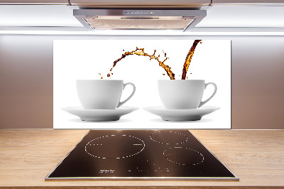 Rivestimento parete cucina con motivo Caffè versato