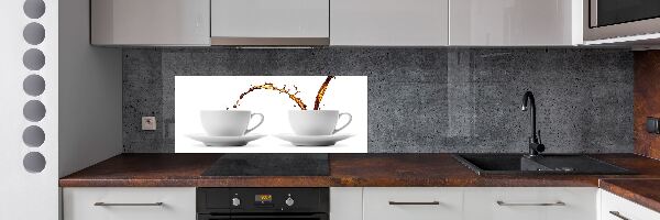 Rivestimento parete cucina con motivo Caffè versato