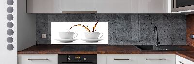Rivestimento parete cucina con motivo Caffè versato