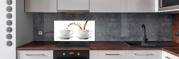 Rivestimento parete cucina con motivo Caffè versato