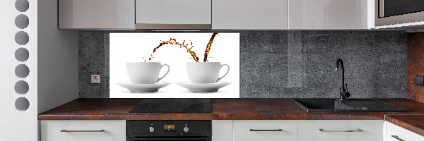 Rivestimento parete cucina con motivo Caffè versato