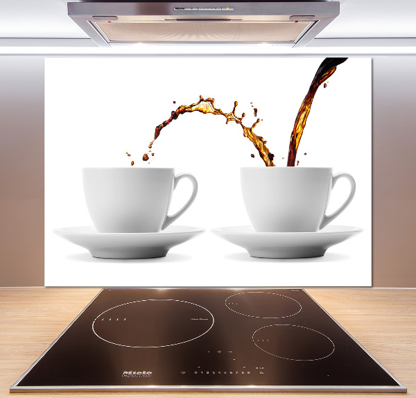 Rivestimento parete cucina con motivo Caffè versato