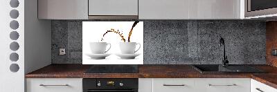 Rivestimento parete cucina con motivo Caffè versato
