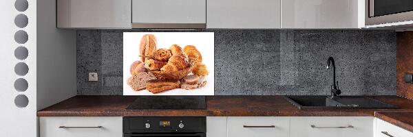 Rivestimento parete cucina con motivo a grana di pane