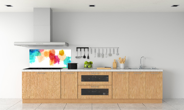 Rivestimento parete cucina con motivo Luoghi colorati