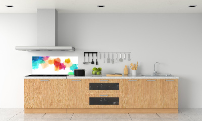 Rivestimento parete cucina con motivo Luoghi colorati