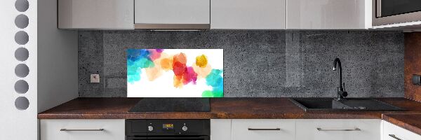 Rivestimento parete cucina con motivo Luoghi colorati