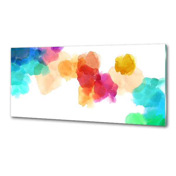 Rivestimento parete cucina con motivo Luoghi colorati