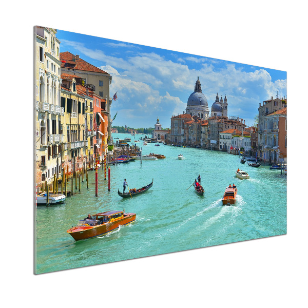 Rivestimento parete cucina con motivo ispirato a Venezia, Italia