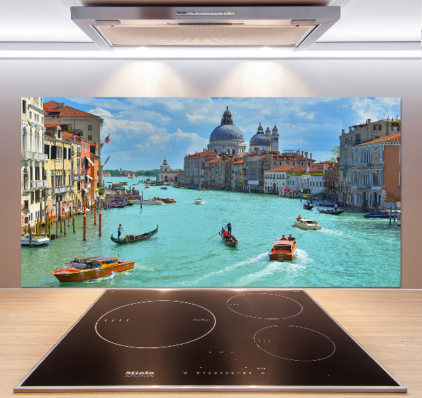 Rivestimento parete cucina con motivo ispirato a Venezia, Italia