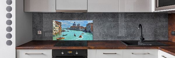 Rivestimento parete cucina con motivo ispirato a Venezia, Italia