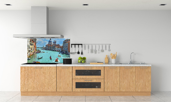 Rivestimento parete cucina con motivo ispirato a Venezia, Italia