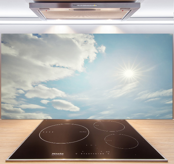 Pannello paraschizzi cucina con motivo 