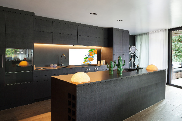 Pannello retrocucina con motivo di arance