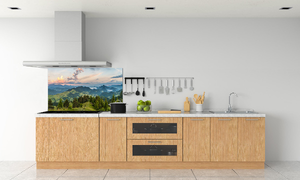 Pannello retrocucina con stampa Panorama dei Monti Pieniny