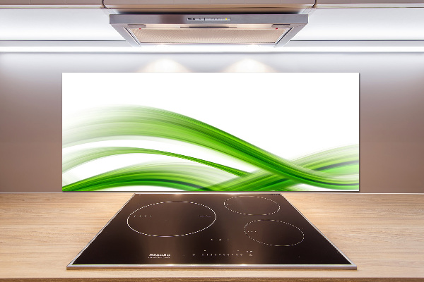 Pannello retrocucina con motivo a onde astratte