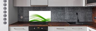 Pannello retrocucina con motivo a onde astratte