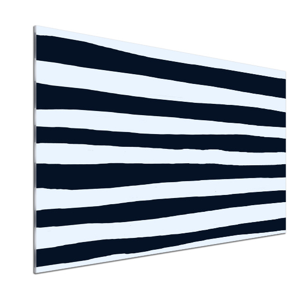 Rivestimento parete cucina con motivo a righe